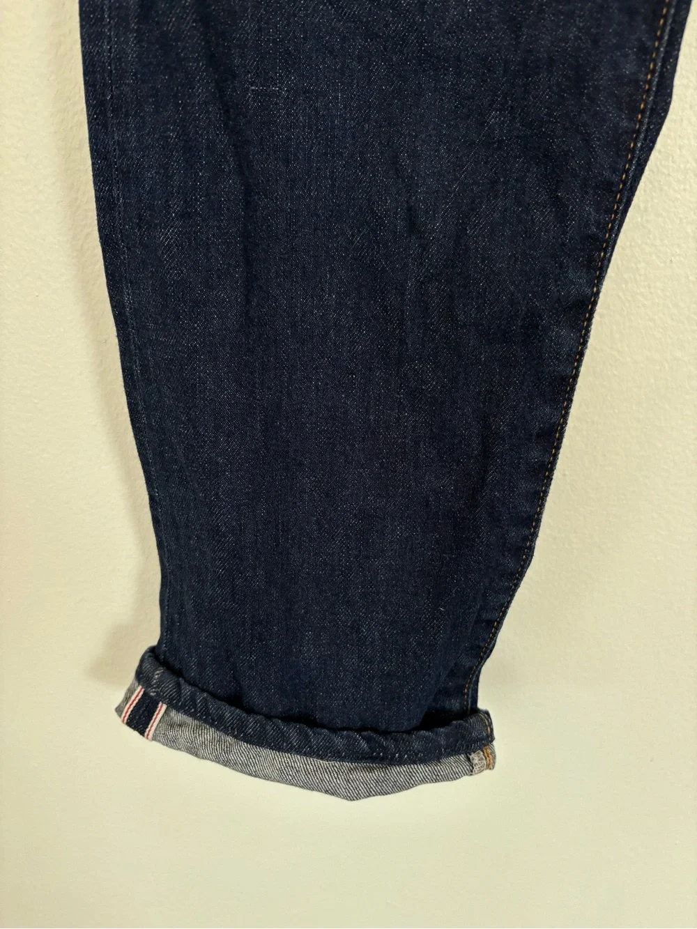 Todd Snyder || Slim Selvedge Jean in Rinse Wash Indigo Dark Blue 30x30